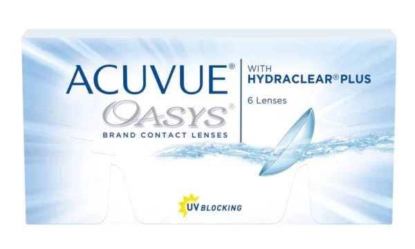 Lentes de Contacto Acuvue Oasys para Miopía e Hipermetropía